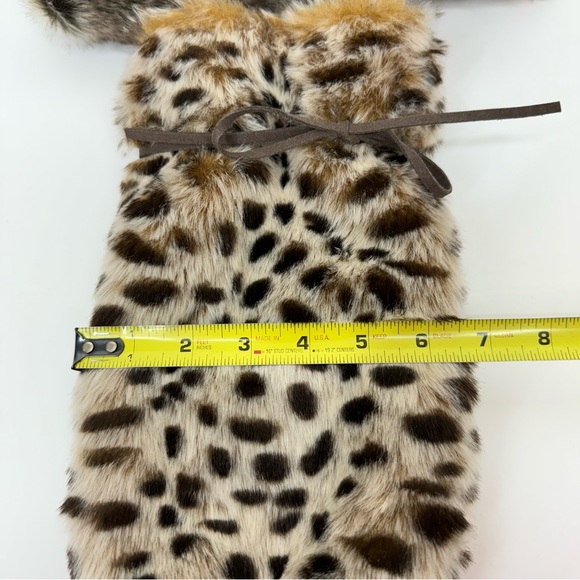 Set Of Three Plush Soft Faux Fur Wine Bottle Bags Decor Gift Holiday Fall Winter - Picture 12 of 12